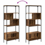 Bookcase Old Wood 76 x 33 x 188.5 cm Engineered Wood 882986