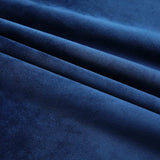 Blackout Curtain with Hooks Velvet Dark Blue 290x245 cm 134535