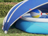 Pool Dome 500 x 500 x 236 cm 185T polyester with PU coating 42001122