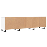 TV Cabinet White 150x30x44.5 cm Engineered Wood 831300