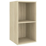 Wall-mounted TV Cabinets 4 pcs Sonoma Oak Engineered Wood 3079874