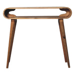 Amaya Chestnut Nordic Style Console Table IN3627