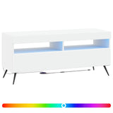 LED TV Cabinet White Engineered Wood 897645