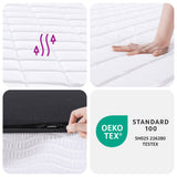 Foam Mattress Medium Soft 70x200 cm 373056
