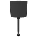 Toilet Cistern with Bottom Water Inlet 3/6 L Black 148012