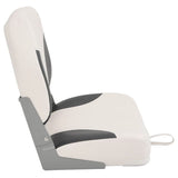 Foldable Boat Seat 1 Set Low Backrest with Fixing Strap 3284290