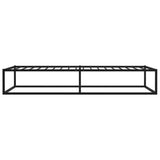 Bed Frame without Mattress Black Metal 90x200 cm 324785