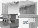 Bathroom Cabinet Set 3 pcs 80 x 10.5 x 50 cm Engineered wood 3403661