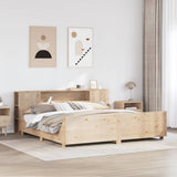 Bed Frame without Mattress 180x200 cm Super King Solid Wood Pine 3323758