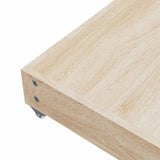 Bed Storage Drawers 2 pcs Dark Grey Engineered Wood and Fabric 833927