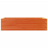 Garden Planter Wax Brown 90x40x23 cm Solid Wood Pine 847225