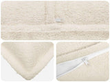 Cushion Cover 12 pcs HOUTEN Cream 45 x 45 cm Boucl 918666