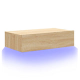 TV Cabinet with LED Lights Sonoma Oak 60x35x15.5 cm 842890