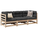 3 Piece Garden Sofa Set Solid Wood Pine 3299264
