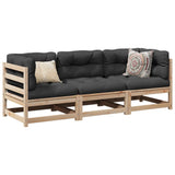 Garden Sofa Set Natural Wood Solid pine wood Medium Modular 3299264