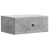Bedside Cabinet Concrete Grey 49 x 34.5 x 20 cm Engineered Wood 897941