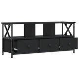 TV Cabinet Black 102x33x45 cm Engineered Wood&Iron 831788