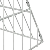Chicken Cage Silver 650 x 100 x 85 cm Galvanised Steel 3394439