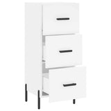 Sideboard White 34.5x34x90 cm Engineered Wood 828612