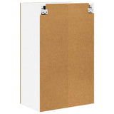 Hanging Cabinet with Door Artisan Oak and White 50 x 31 x 80 cm 884273