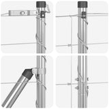 Welded Wire Fence with Spikes 50 x 1.4 m 3351462