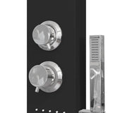 Shower Panel System Aluminium Black 151416