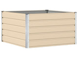 Planter Ivory 100 x 100 x 75 cm Steel 42018079