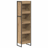 Book Cabinet Artisian Oak 40 x 30 x 155 cm Engineered Wood 886377