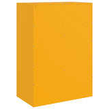 Highboard Mustard Yellow 67x39x95 cm Steel 841808