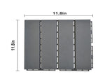 Plastic Interlocking Deck Tiles, 27 Pack, 11.8"x11.8" Waterproof Flooring Tiles for Indoor and 63174196