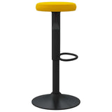 Bar Stools 2 pcs Mustard Yellow Velvet 333150
