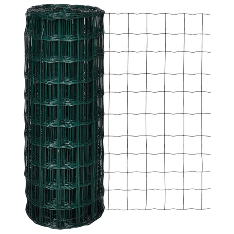 ZNTS Euro Fence Steel 25x1.0 m Green 140579