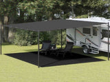 Tent Carpet 400x500 cm Black 310792