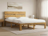 Double Bed Frame with Headboard ROSTOCK White 120 x 190 cm 3405475