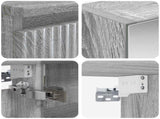 Bathroom Furniture Set 6 pcs Grey Sonoma 3407164