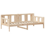 Day Bed with Roof without Mattress 90x200 cm Solid Wood 3282276