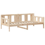 Day Bed with Roof without Mattress 90x200 cm Solid Wood 3282276