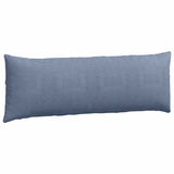 Sofa Pillows 2 pcs Blue 120 x 40 cm Corduroy Fabric 42013820