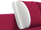 3-Seater Sofa 3-Seater Wine Red 222 x 81 x 89 cm Velvet 42048647