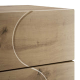 Bedside Cabinet Artisan Oak 33.5 x 34.5 x 60 cm Engineered Wood 8011439