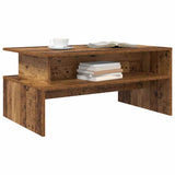 Coffee Table Old Wood 90 x 55 x 42.5 cm Engineered Wood 875155