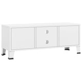 Industrial TV Cabinet White 105x35x42 cm Metal 339619