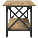 Coffee Table Artisan oak 80 x 45 x 45.5 cm Engineered wood 875732