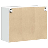 Kitchen Wall Cabinet Lucca Black Engineered Wood 853828