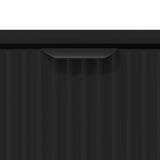 Coffee Table Black Oak 90 x 49 x 46 cm Engineered Wood 883445
