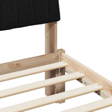 Bed Frame with Headboard Brown 80 x 200 cm Solid Pine Wood 878921