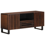 TV Cabinet Brown 100x34x46 cm Solid Wood Mango 377506