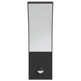 Outdoor LED Wall Lights with Sensors 2pcs Black Die-cast Aluminium 4006263