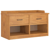 Hallway Bench SANDNES 87x40x50 cm Solid Wood Pine 4010460