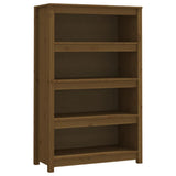 Book Cabinet Honey Brown 80x35x126 cm Solid Wood Pine 821687